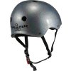 Triple Eight - Glitter Sweatsaver Skate Helmet Silver - helma zezadu