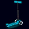 Micro - Mini Deluxe Glow LED Aqua - Dětská koloběžka