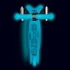 Micro - Mini Deluxe Glow LED Aqua - Dětská koloběžka