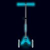 Micro - Mini Deluxe Glow LED Aqua - Dětská koloběžka
