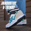 Breezy Rollers - Skater White/Black - boty s kolečkem