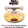 Tail Devil - Spark Plate Red - Jiskřič na tail skateboardu