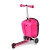 Micro - Luggage Junior Patch & Play Růžový - Kufr a koloběžka v jednom