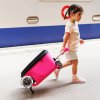 Micro - Luggage Junior Patch & Play Růžový - Kufr a koloběžka v jednom