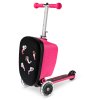 Micro - Luggage Junior Patch & Play Růžový - Kufr a koloběžka v jednom