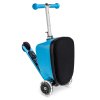 Micro - Luggage Junior Patch & Play Modrý - Kufr a koloběžka v jednom