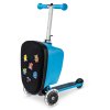 Micro - Luggage Junior Patch & Play Modrý - Kufr a koloběžka v jednom