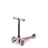 Micro - Mini Deluxe Rock & Go LED Rose - koloběžka 6v1