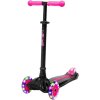 i-Glide - 3 Wheel Kids Scooter LED - Black/Pink - Dětská koloběžka