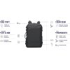 Pacsafe - VIBE 40 Black - Batoh 40l