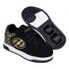 Heelys - Plus X2 Lighted Black/Gold/Logo - koloboty