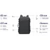Pacsafe - VIBE 40 Carry On Jet Black - Batoh