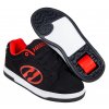 Heelys - Voyager NuBuck Black/Red - koloboty