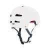RKD259 REKD Ultralite In Mold Helmet White Rear Angle
