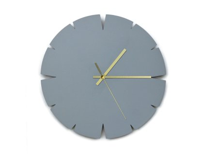 MOONLIGHT silver – hliníkové nástenné hodiny so sofistikovaným štýlom 30 cm