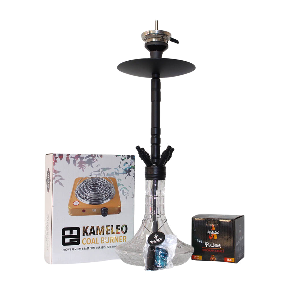 Kompletní set - Wandy Hookah E-Tron Black
