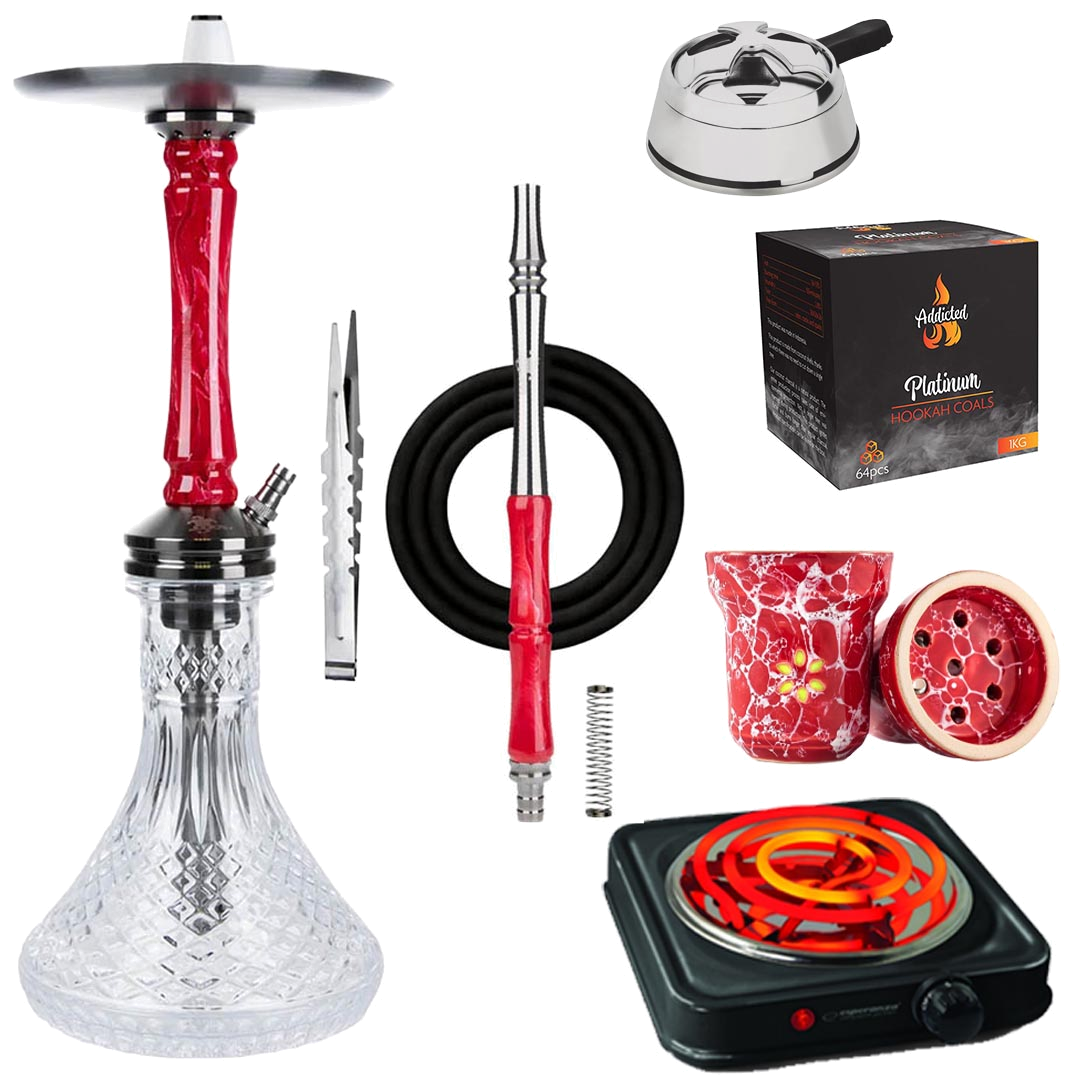 Kompletní set - Jookah Straight Flush Red