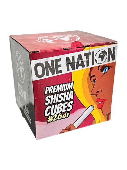 Kokosové uhlíky do vodní dýmky - One Nation 26mm 1kg