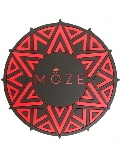 Silikonová podložka pod vodní dýmku - Moze Červená