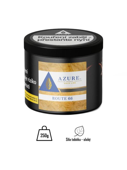 Azure Route 66 250g Gold line