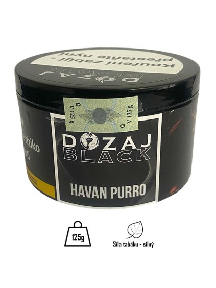 Dozaj Black Havan Purro 125g