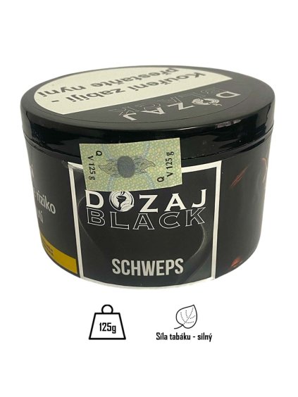 Dozaj Black Schweps 125g