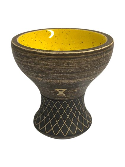 Alpha Hookah Turk Design Mustard