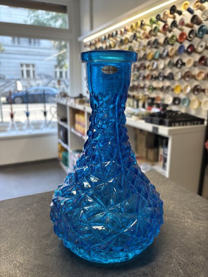 Váza pro vodní dýmku - Drop Crystal Blue