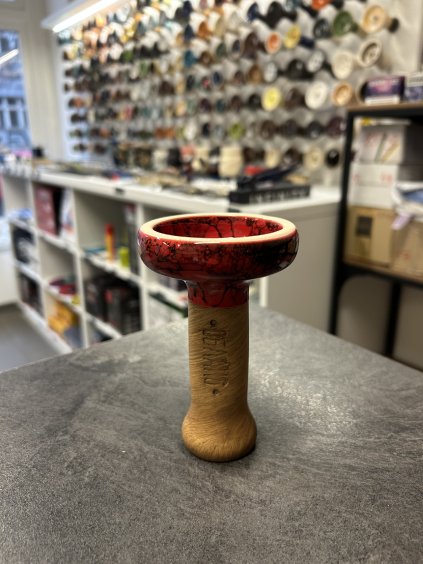 Korunka pro vodní dýmku - Oblako Killer Black Red Black Marble