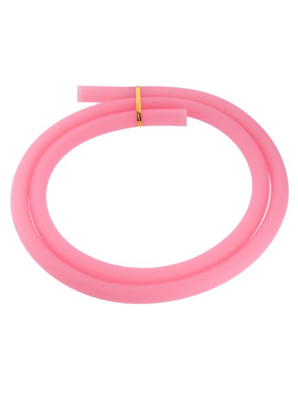 jookah silikonschlauch glow rot matt