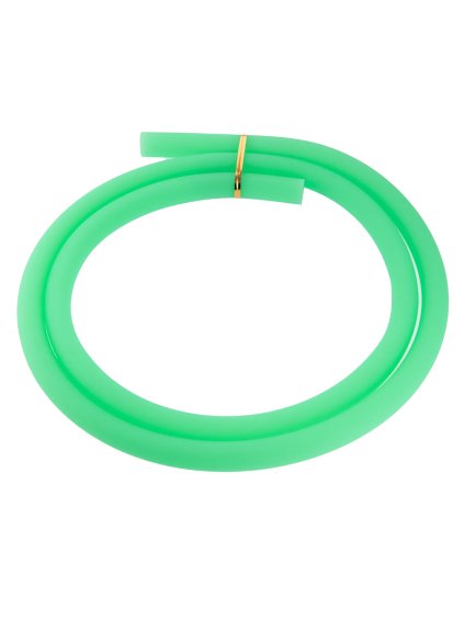 jookah silikonschlauch glow gruen matt