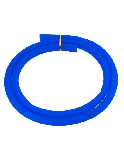 jookah silikonschlauch blau matt