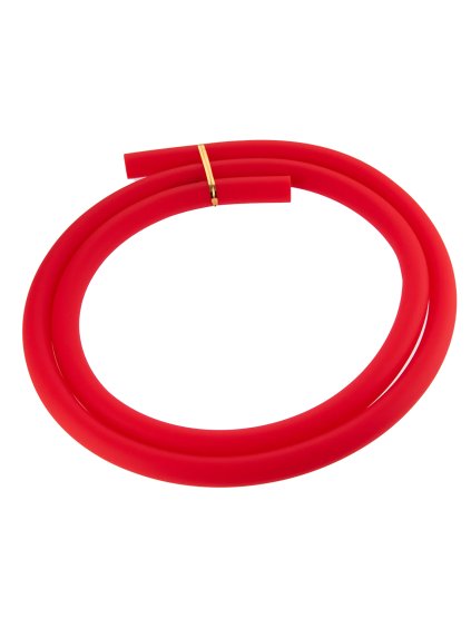 jookah silikonschlauch rot matt
