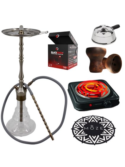 Kompletní set - Babilon Model 17 Silver Ready to Smoke