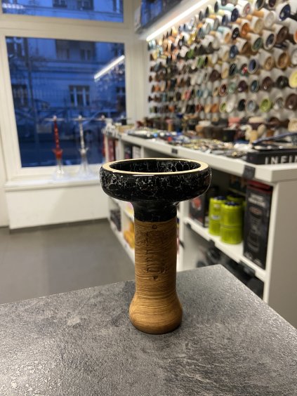 Korunka pro vodní dýmku - Oblako Killer Glaze - Black Marble