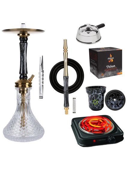 Kompletní set - Jookah Straight Flush Black