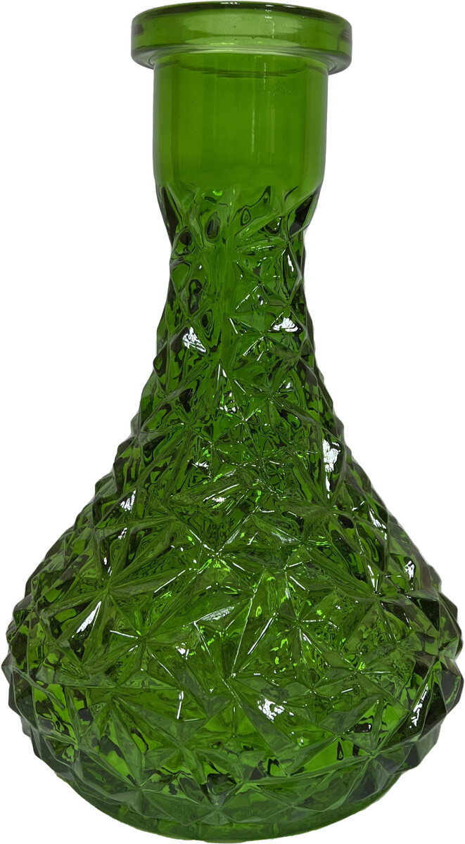 Váza pro vodní dýmku - Drop Crystal Emerald (Dark Green)