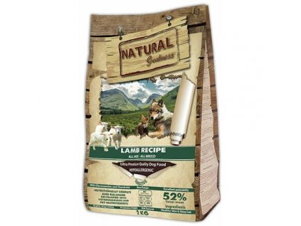 245028 natural greatness lamb recipe all breed sensitiv jehne 2 kg