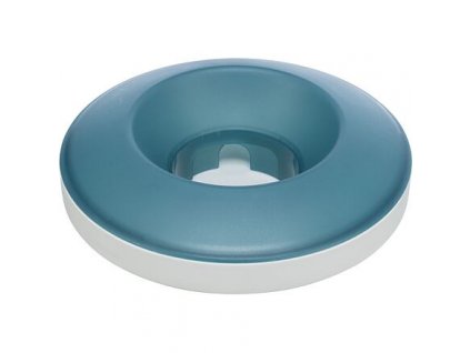 170541 rocking bowl houpaci miska k pomalemu krmeni 0 5 l 23 cm plastic seda modra