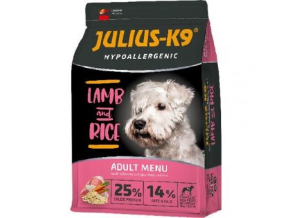 242549 julius k 9 highpremium 3kg adult hypoallergenic lamb rice
