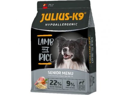 242735 julius k 9 highpremium 3kg senior light hypoallergenic lamb rice