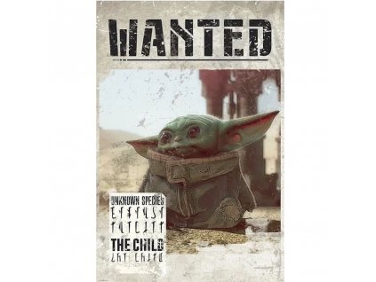 the mandalorian plakat baby yoda