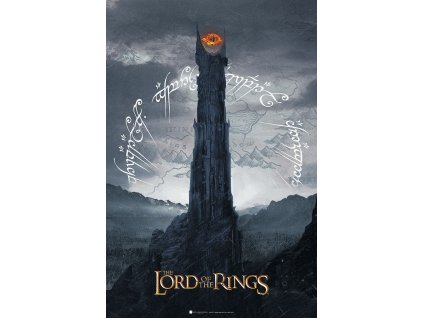 pan prstenu plakat sauron tower