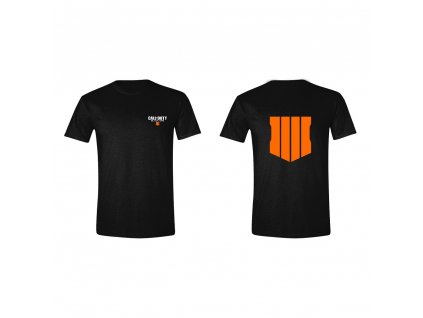 Call of Duty Black Ops 4 tričko Back and front logo
