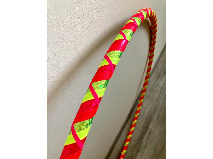 Fitness obruč hula hoop pro začátečníky - CikCak Neon 95 cm