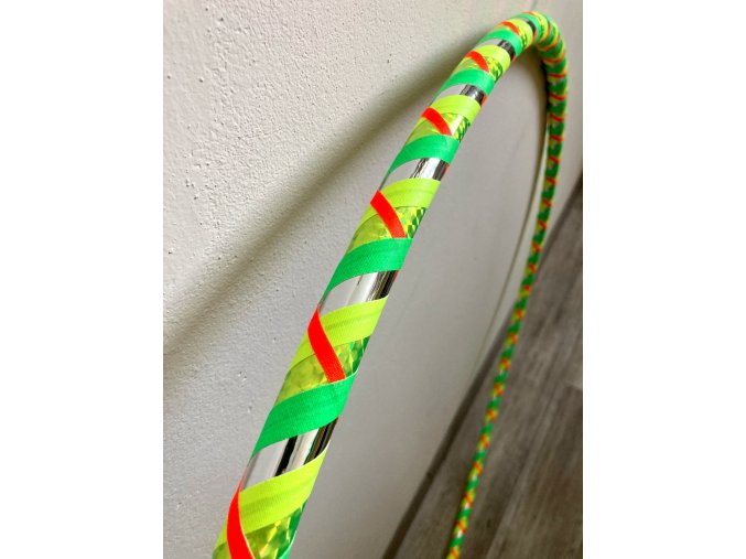 Cestovní obruč hula hoop pro začátečníky CikCak Limeta 100cm