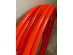 Polypro obruč hula hoop UV red