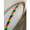 Obruč hula hoop pro začátečníky tyrkysová neonová