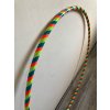 Obruč hula hoop pro začátečníky tyrkysová neonová