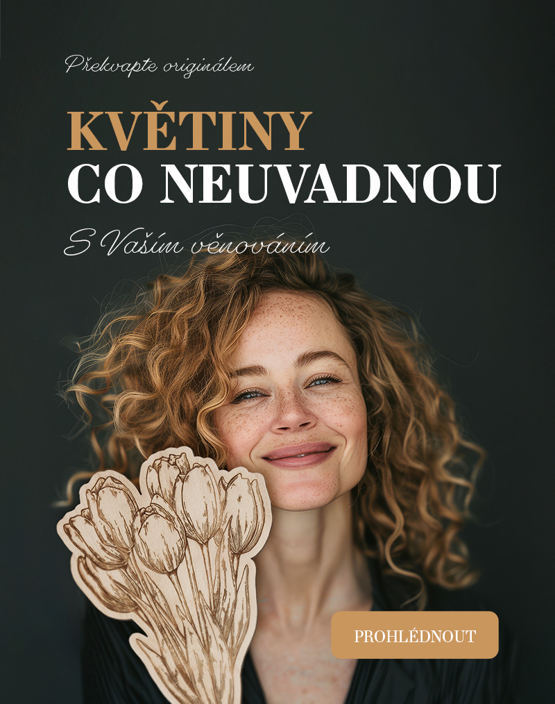 Dřevěné kytice